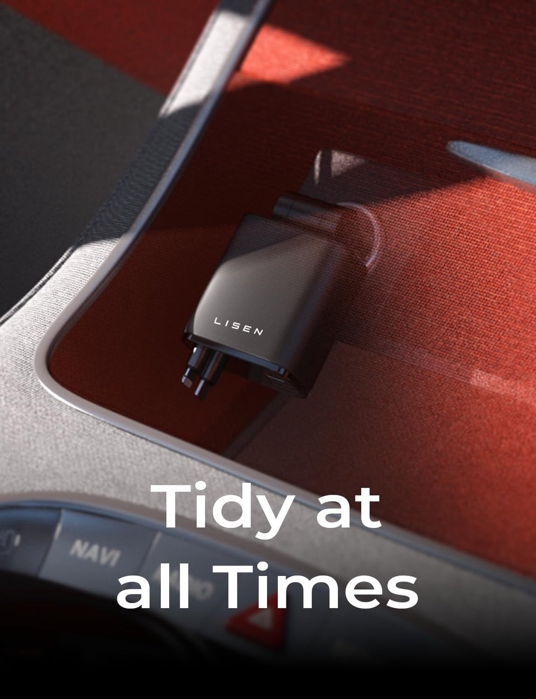 Kraftfull USB-laddare för bil med indragbar sladd, perfekt för mobil och surfplatta.
