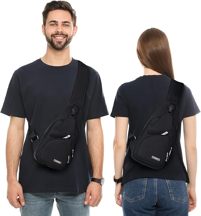 Elegant grå unisex axelväska, vattentät och funktionell för alla årstider.