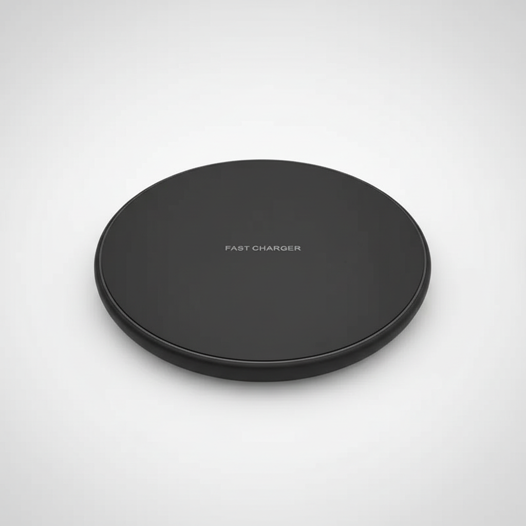 Universell trådlös laddare 30W, kompatibel med olika smartphones. Enkel kabelfri uppladdning.