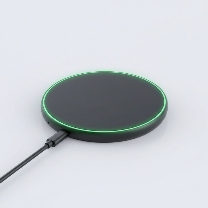 Njut av kabelfri bekvämlighet med denna 30W trådlösa snabbladdare. Håll din smartphone laddad.