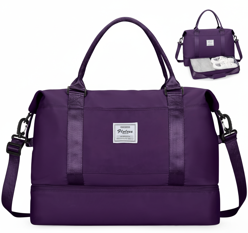 Lättanvänd 35L weekendväska, vattentät & stilren. Perfekt för sport, gym & weekendresor. Unisex.