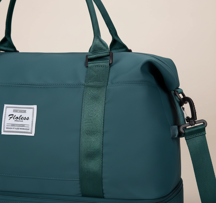 Vattentät weekendväska Travelista 35L, slitstark & organiserad för smidigt bagage. Unisex design.