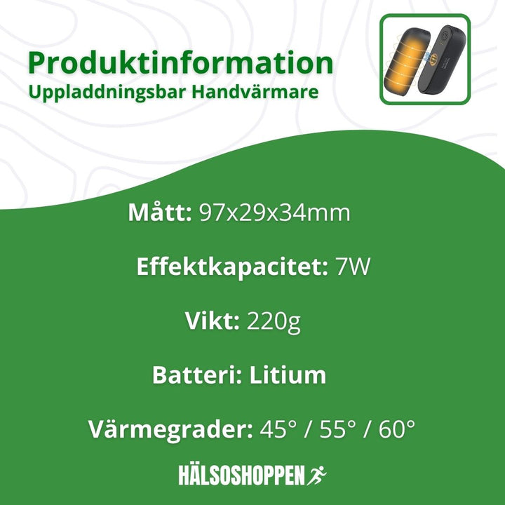 Kompakta uppladdningsbara handvärmare, en tankeväckande present för att hålla händerna varma i vinterkylan.