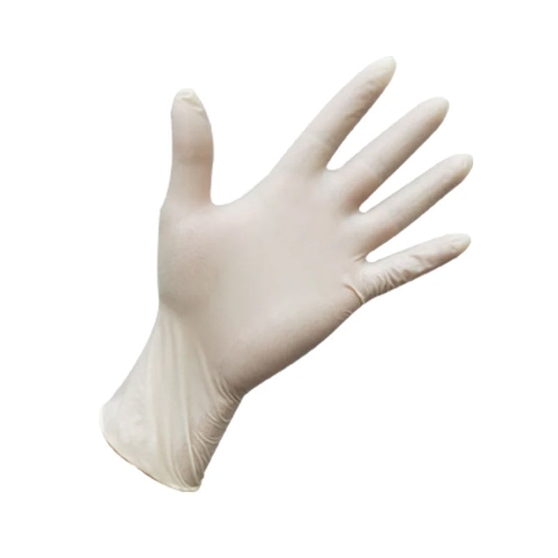 "Svarta nitrilhandskar, engångsbruk, slitstarka och elastiska, skyddar mot vätskor, 100-pack för kök och allmänt bruk."