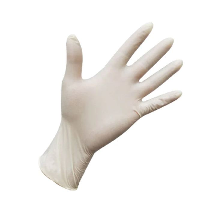 "Svarta nitrilhandskar, engångsbruk, slitstarka och elastiska, skyddar mot vätskor, 100-pack för kök och allmänt bruk."