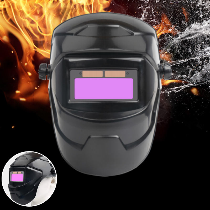 "Svetskyddsmask med automatisk mörkläggning, lätta solcellsdrivna glas, förbättrad ventilation och nackkomfort."