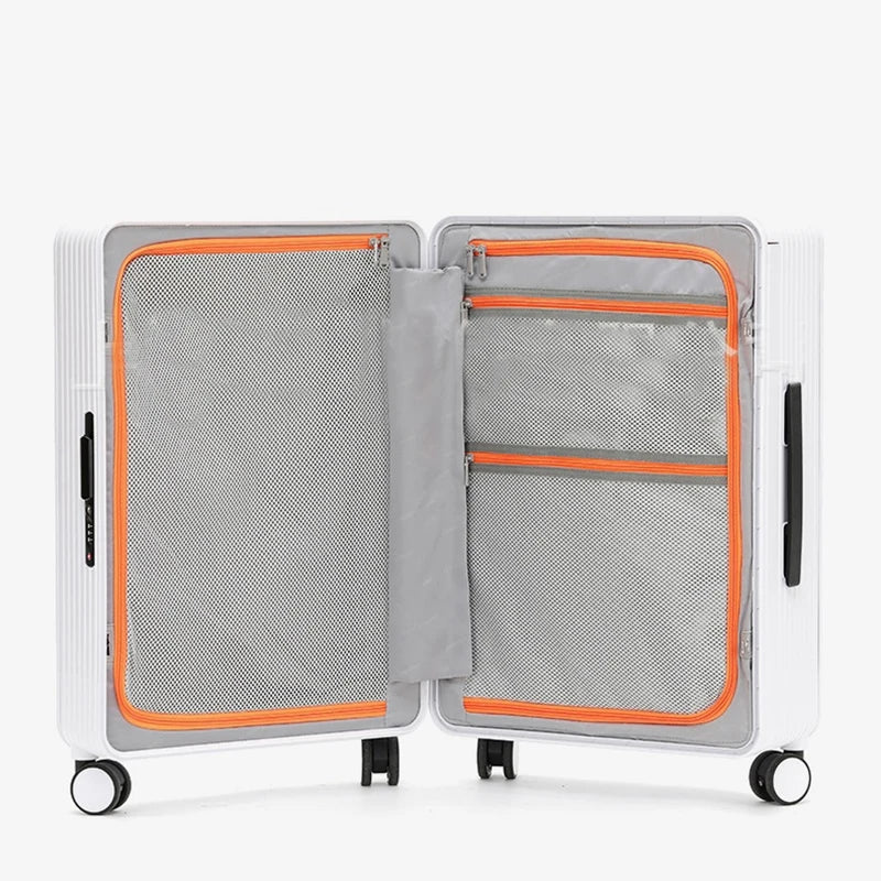 Tålig hårdskalsresväska med TSA-lås för säker förvaring av bagage under alla typer av resor.