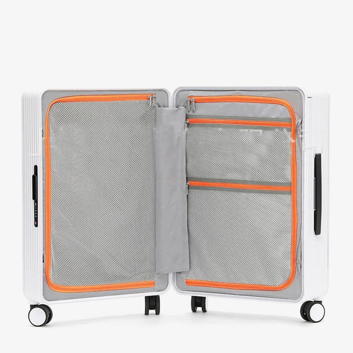 Tålig hårdskalsresväska med TSA-lås för säker förvaring av bagage under alla typer av resor.