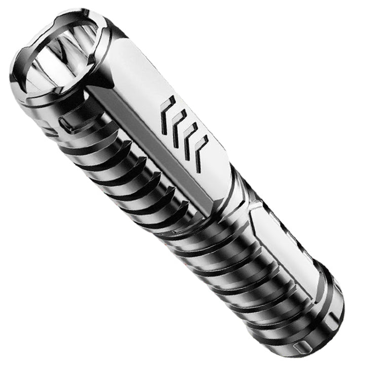 "Taktisk LED-ficklampa med 3 lägen, robust aluminium, superljus, idealisk för friluftsliv och nödsituationer."