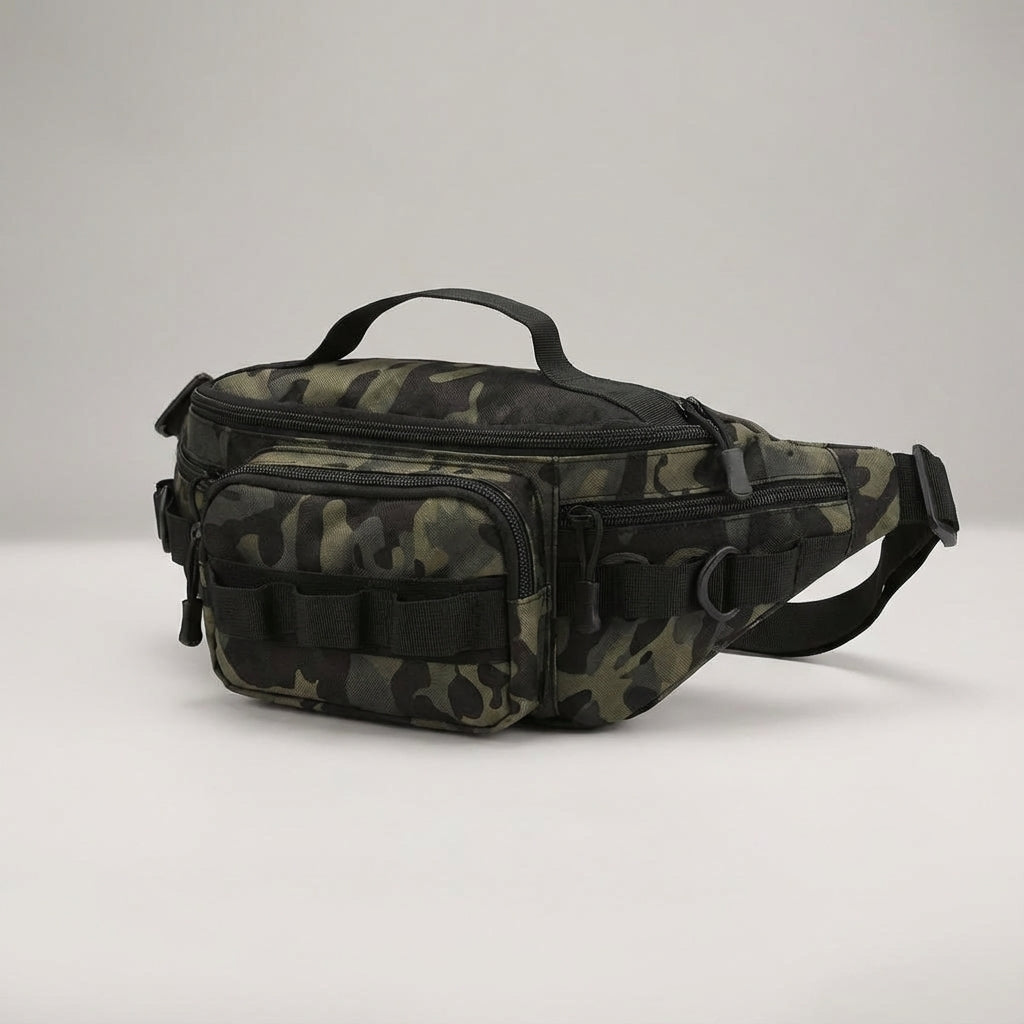 RangerPack taktisk midjeväska med MOLLE-system. Vattentålig för friluftsliv & personlig anpassning.