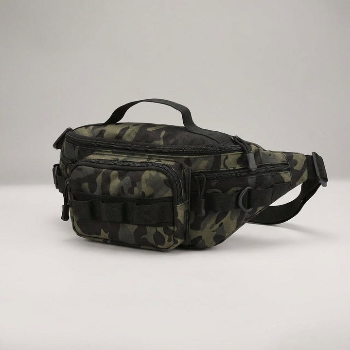 RangerPack taktisk midjeväska med MOLLE-system. Vattentålig för friluftsliv & personlig anpassning.