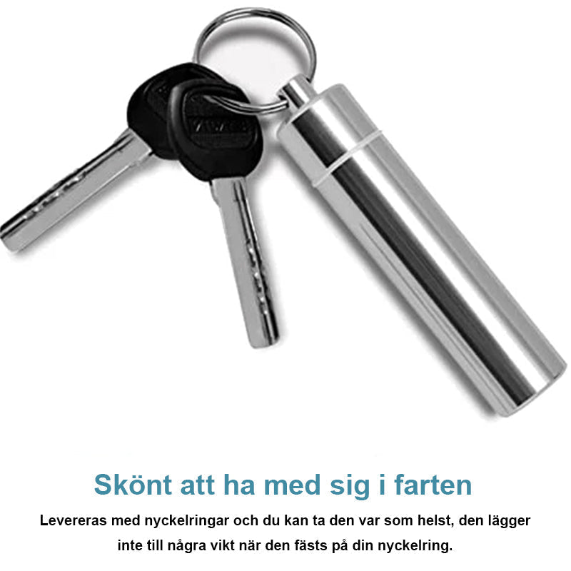 "Tandpetare i rostfritt stål för daglig hygien, stilren och hållbar design, idealisk för personlig hälsovård."