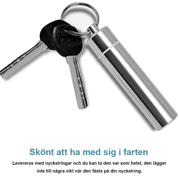 "Tandpetare i rostfritt stål för daglig hygien, stilren och hållbar design, idealisk för personlig hälsovård."