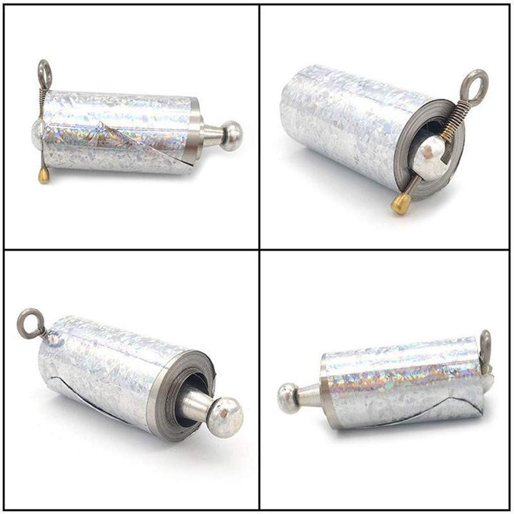 "Teleskopisk fickstav i rostfritt stål, utdragen till 120 cm, kompakt för självförsvar och diskret bärbarhet."