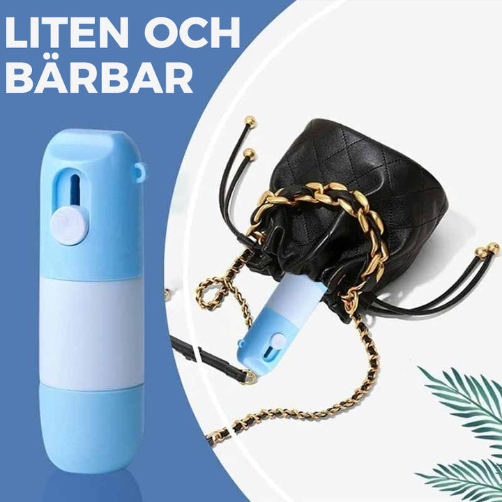 "Termisk korrigeringspenna med brytkniv i plast, kompakt 85x25mm, lätt att bära, idealisk för säker informationsförstörelse."