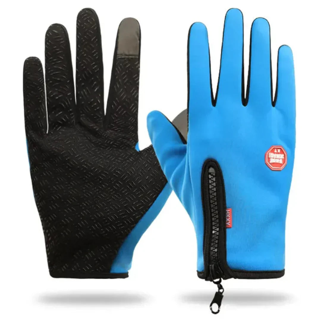 Ergonomiska unisex cykelhandskar med bra passform, vattentäta & med touchskärm för komfort & sport.