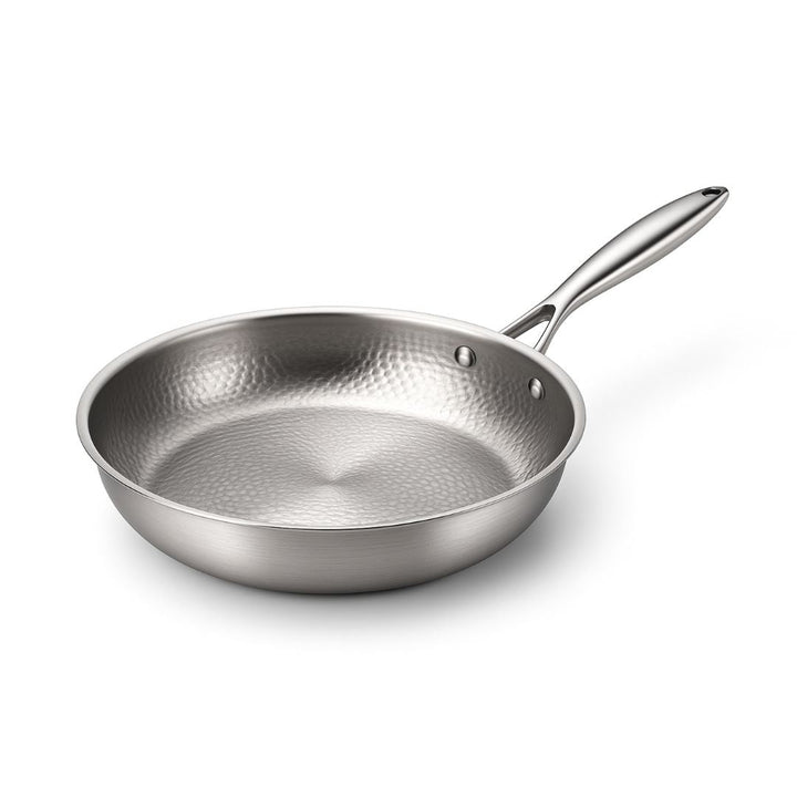 Titanstekpanna 28 cm för hälsosam matlagning, nonstick och beläggningsfri.