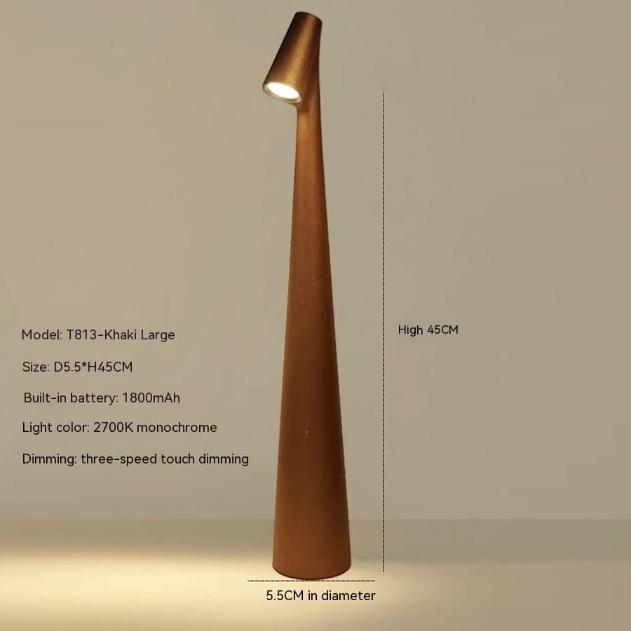 Smart trådlös LED bordslampa. Dimbart ljus för stämningsfull inredning, lätt att flytta.