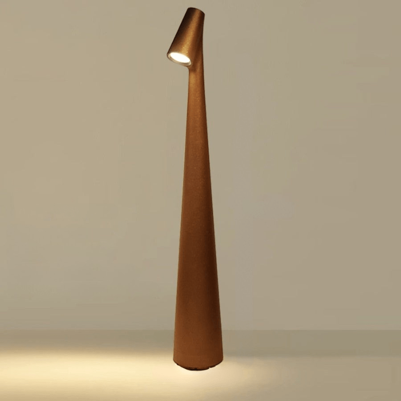 Designlampa: Modern trådlös LED bordslampa. Ger stämningsfull dimbar belysning inomhus och utomhus.