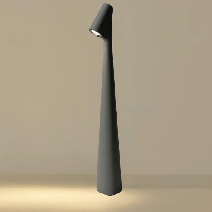 Elegant bordslampa, trådlös & dimbar LED. Skapa mysig stämning i vardagsrummet eller på balkongen.