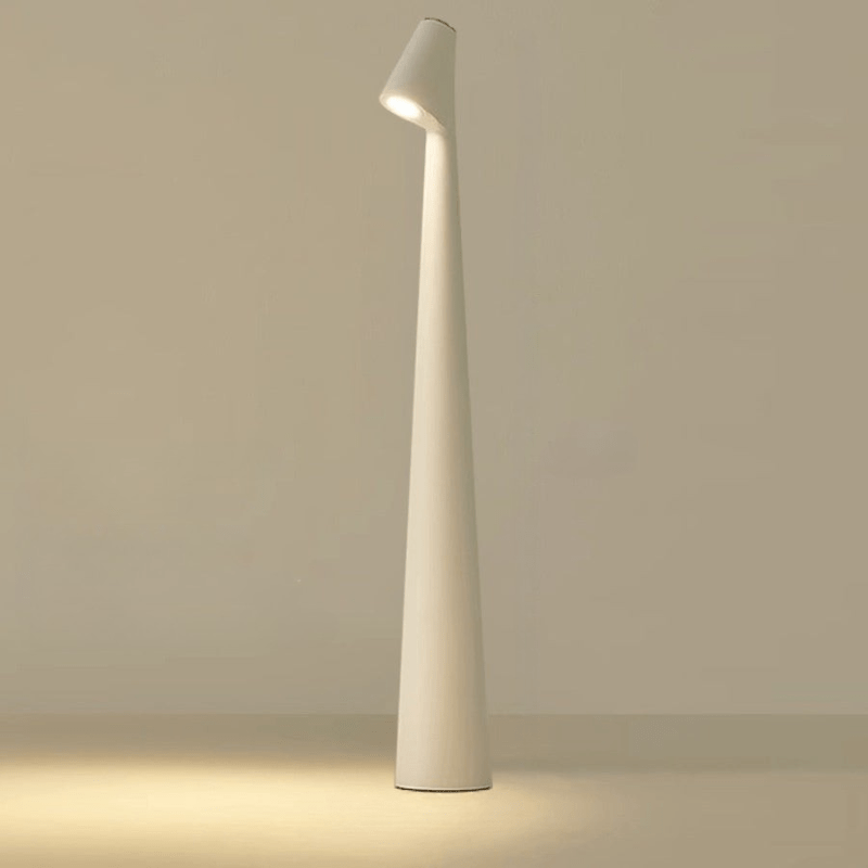 Minimalistisk LED bordslampa, uppladdningsbar & dimbar. Flexibel inredning för alla rum och miljöer.
