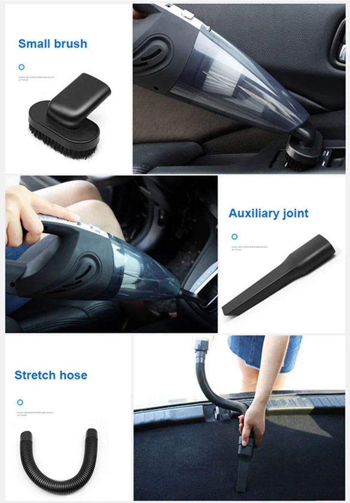 Lättviktig & portabel PowerSuction handdammsugare. Idealisk för snabb rengöring, med snabbladdning och 3500mAh.
