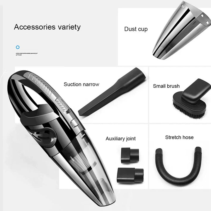 Multifunktionell sladdlös dammsugare PowerSuction. Perfekt för både hemstädning och som bildammsugare.