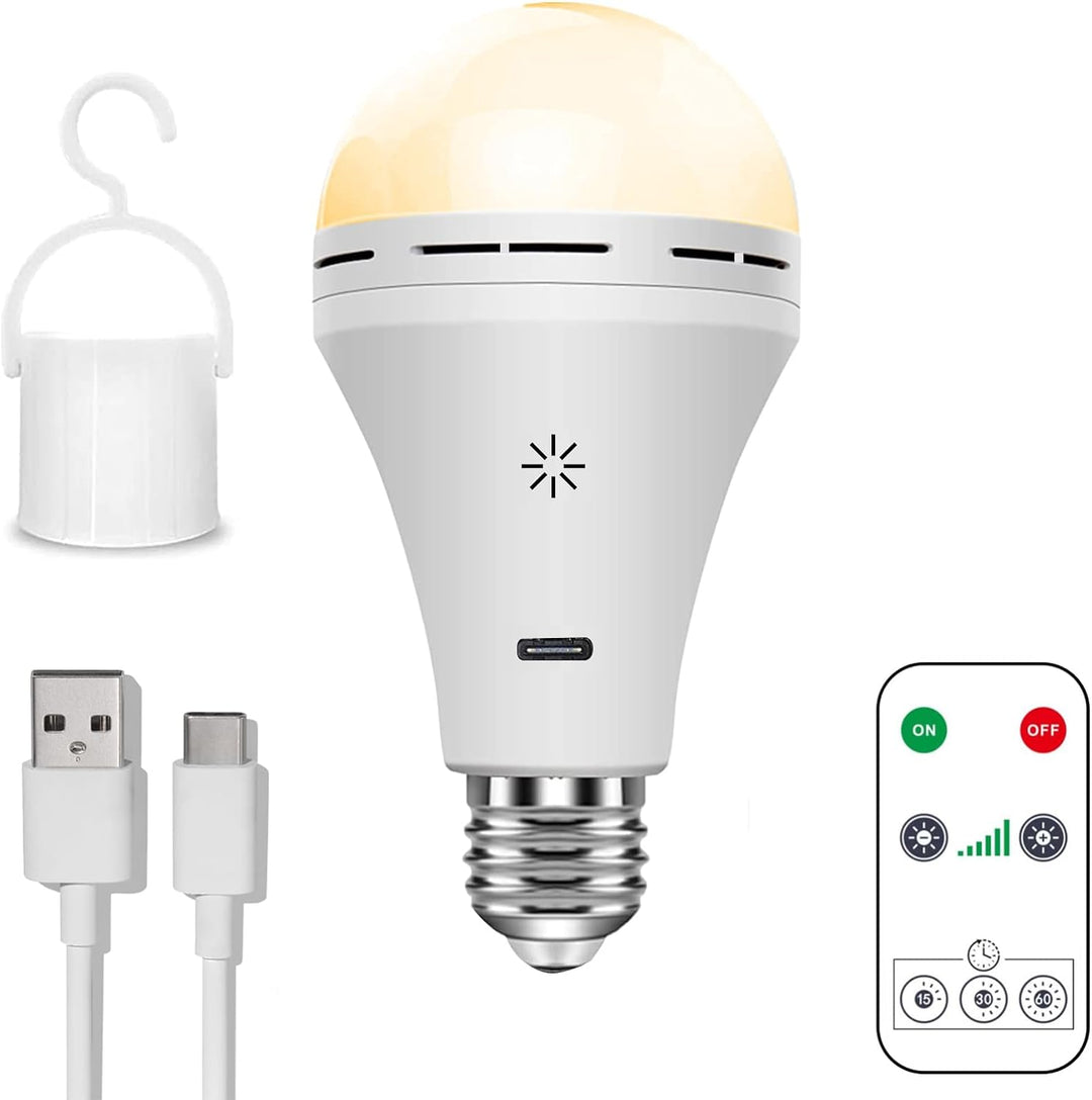 Modern trådlös LED-bordslampa med fjärrkontroll, uppladdningsbar design för stilren och flexibel inomhusbelysning.