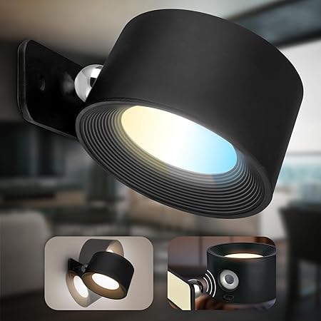 Trådlös LED-lampa med rörelsesensor. Smart, uppladdningsbar USB-C sensorlampa för flexibel hembelysning.