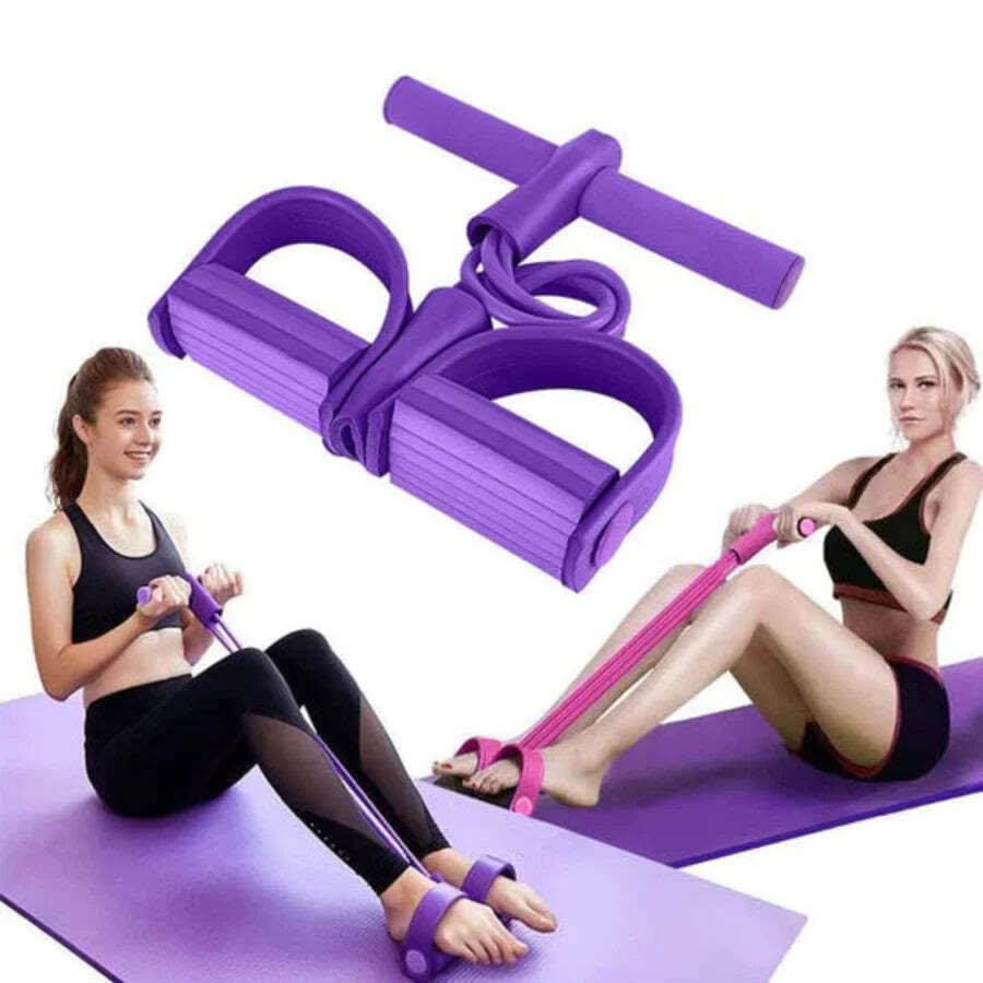 Träningsband för helkroppsträning, perfekt för styrketräning och flexibilitet hemma. Ett bärbart motståndsband.