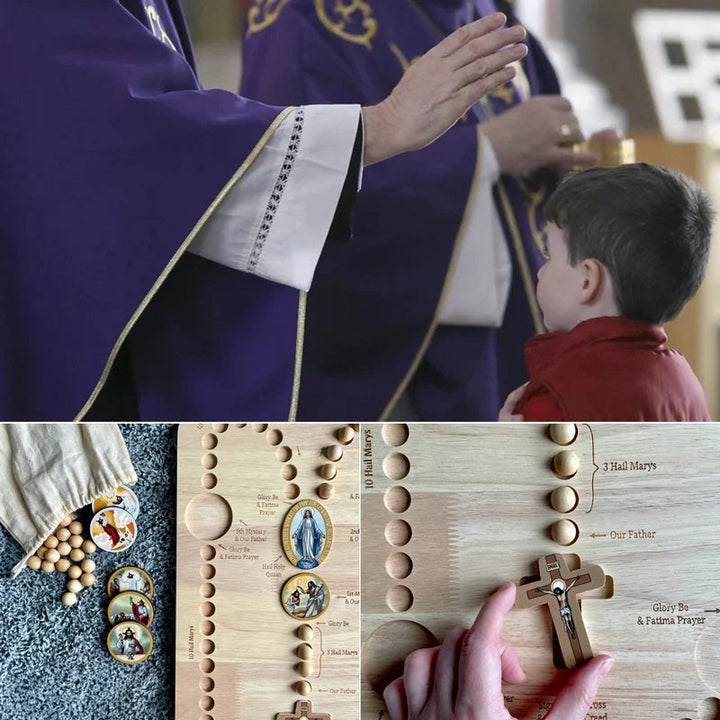 Trä Rosenkransbräda, robust och elegant design för smyckestillverkning, ideal för nybörjare och proffs, träaccessoarer.