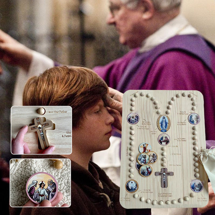 Trä Rosenkransbräda, robust och elegant design för smyckestillverkning, ideal för nybörjare och proffs, träaccessoarer.