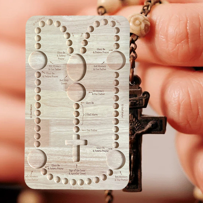 Trä Rosenkransbräda, robust och elegant design för smyckestillverkning, ideal för nybörjare och proffs, träaccessoarer.