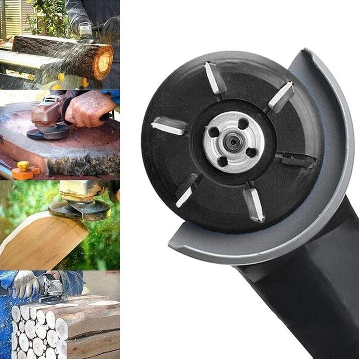 "Träbearbetningsverktyg för vinkelslip, 3/6 tänder, slitstark legering, effektiv träpolering, passar 16 mm vinkelslip."