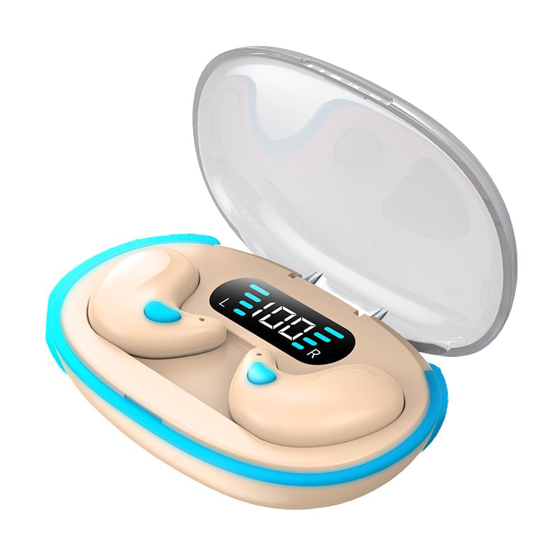 "Trådlösa Bluetooth-öronsnäckor med benledning, ergonomisk design, flera färger, för både män och kvinnor"