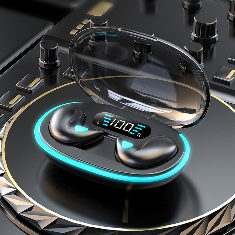 "Trådlösa Bluetooth-öronsnäckor med benledning, ergonomisk design, flera färger, för både män och kvinnor"