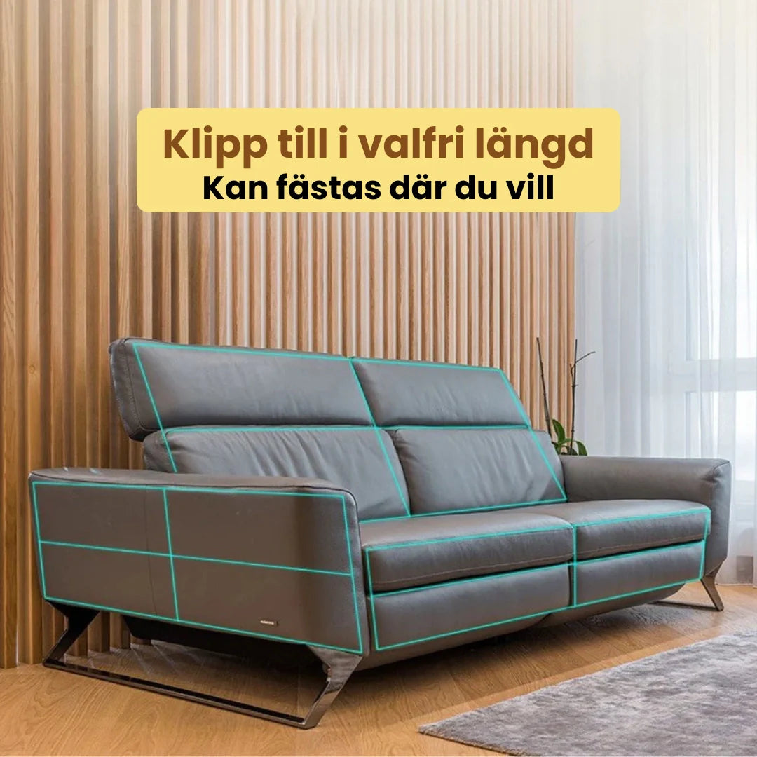 Kattskydd för hemmets möbler. Transparent klösskydd som är enkelt att applicera.