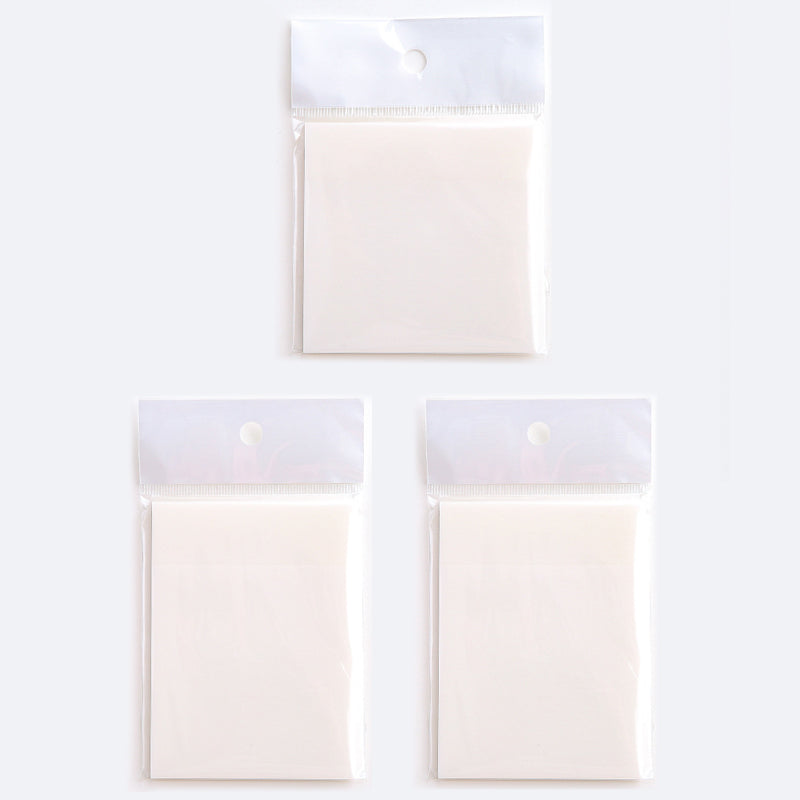 "Transparenta anteckningslappar för märkning av text, perfekt för skola och kontor. Halvtransparent och vattenbeständig."