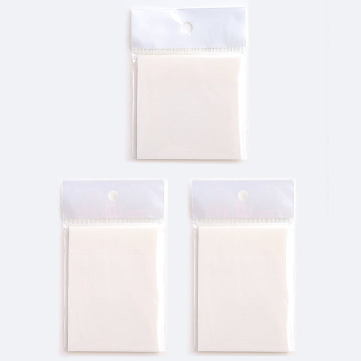 "Transparenta anteckningslappar för märkning av text, perfekt för skola och kontor. Halvtransparent och vattenbeständig."