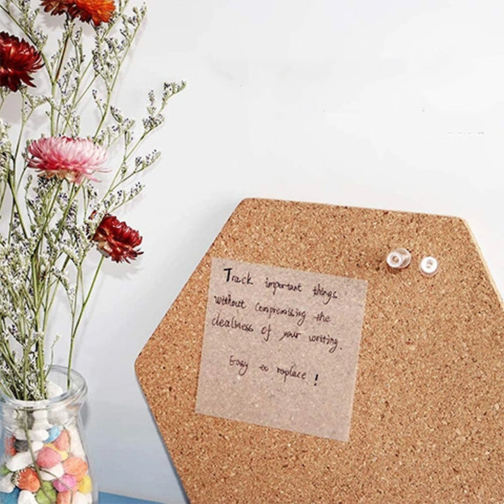 "Transparenta anteckningslappar för märkning av text, perfekt för skola och kontor. Halvtransparent och vattenbeständig."