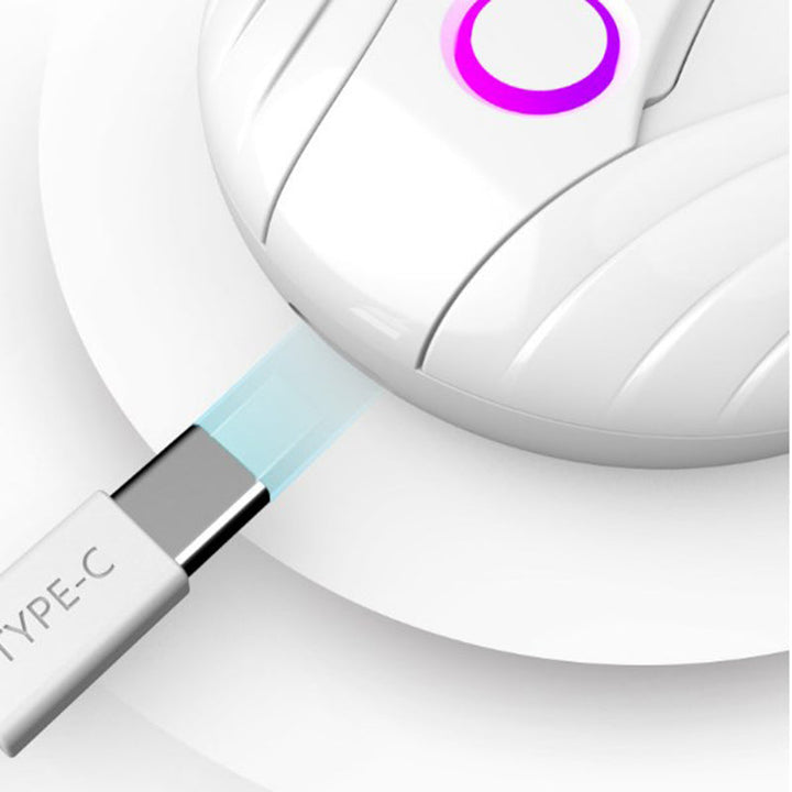 "TWS trådlösa Bluetooth-hörlurar IPX5 i vit och svart, modern design, elegant och vattentät för alla aktiviteter."