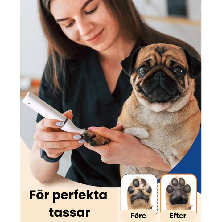 Husdjurs pälstrimmer som laddas. Laddbar och sladdlös trimmer för bekväm hemmatrimning och hundvård.