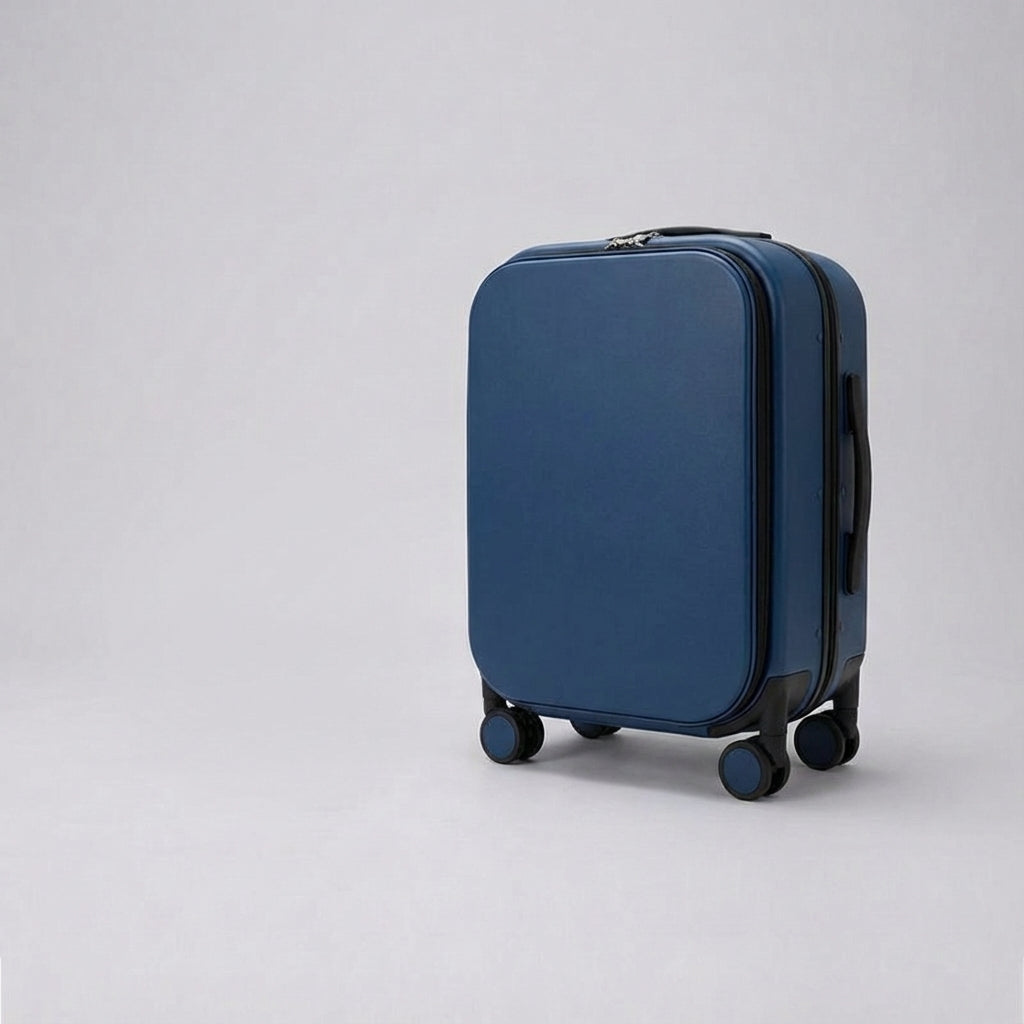Navisphere spinnerbagage med tystgående 360-hjul och innovativ främre öppning för snabb åtkomst till packningen.