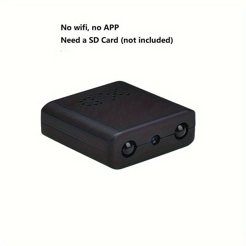 Högupplöst Full HD minikamera i fickformat, med kristallklar bild och IR-nattseende för hemmabruk.