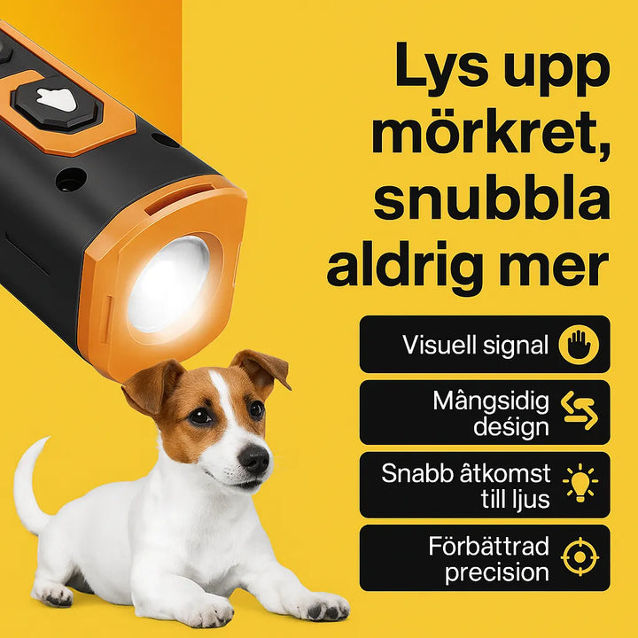 Innovativ ultraljudsljudenhet för beteendekontroll av hundars skällande, perfekt för hundägare.