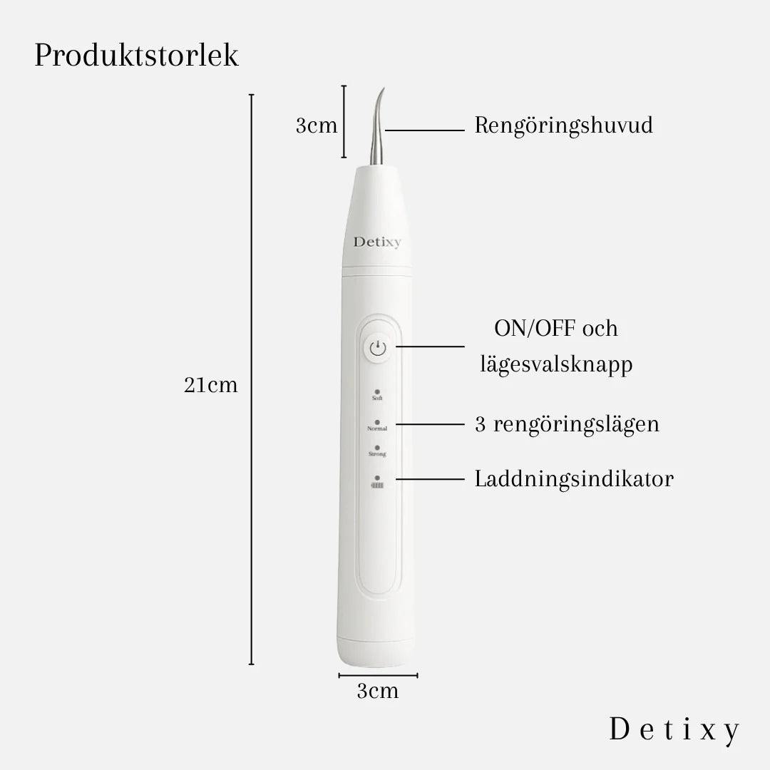 Vit ultraljud tandskrapa för enkel tandstensborttagning på hund och katt. Trygg och smidig munvård hemma.
