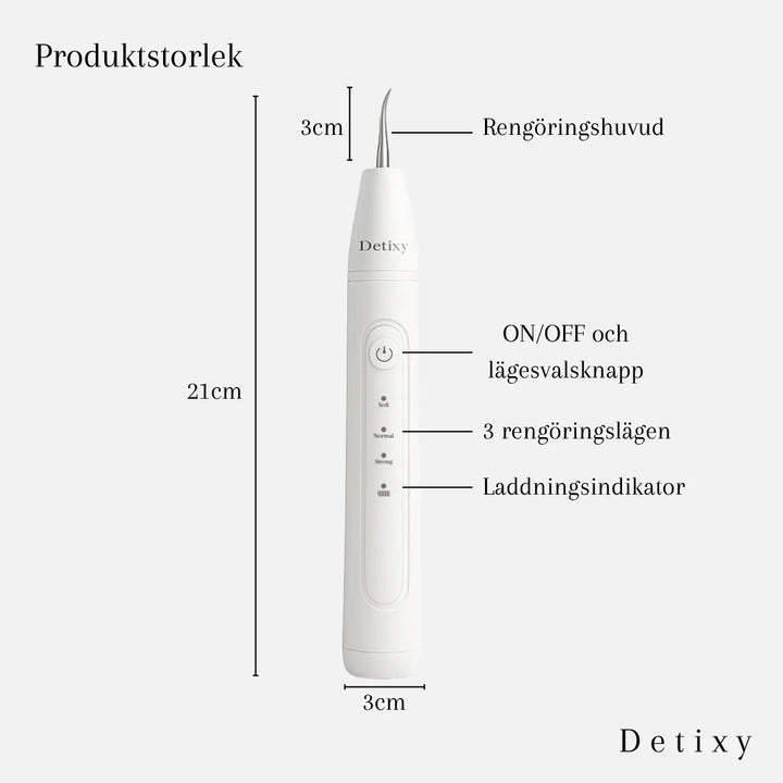 Vit ultraljud tandskrapa för enkel tandstensborttagning på hund och katt. Trygg och smidig munvård hemma.