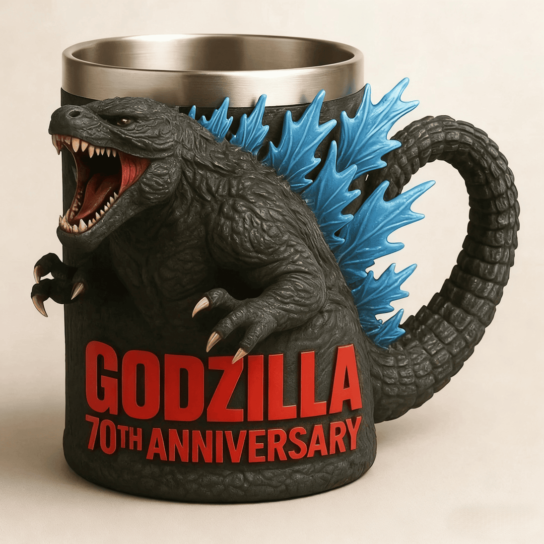 Temamugg 3D monster, perfekt unik present. En robust kaffemugg i resin för dryckesentusiaster och samlare.