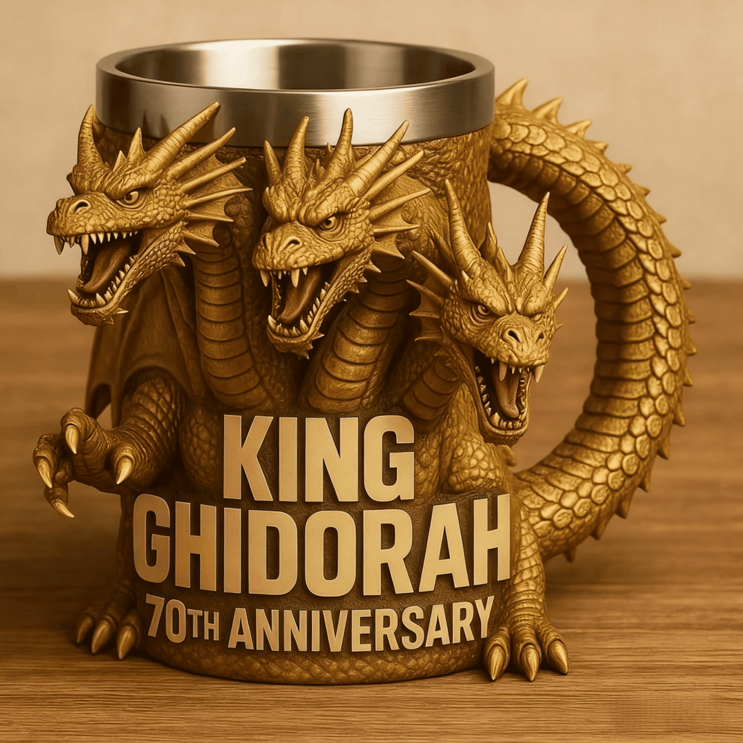 Handmålad 3D monstermugg i slitstarkt resin, unik samlarutgåva. Perfekt som temamugg för alla monsterfans.