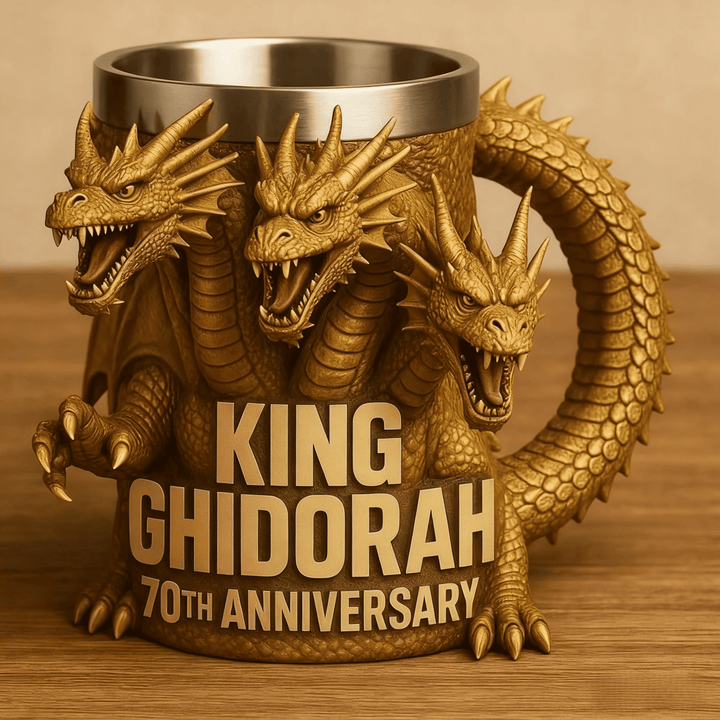 Handmålad 3D monstermugg i slitstarkt resin, unik samlarutgåva. Perfekt som temamugg för alla monsterfans.